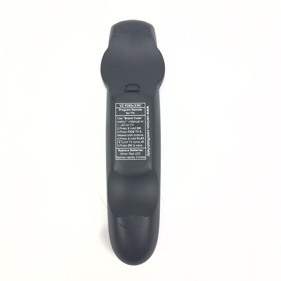 Verizon FiOS VZ P265v3 RC Replacement TV Remote Control - Picture 4 of 5